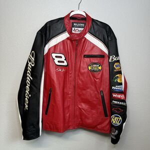 Vintage Dale Earnhardt NASCAR Chase Authentic Wilson Leathers Jacket XL